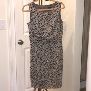 Ann Taylor fully lined cheetah dress.